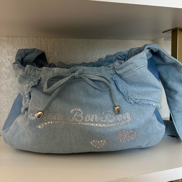 Blue Denim Shoulder Bag